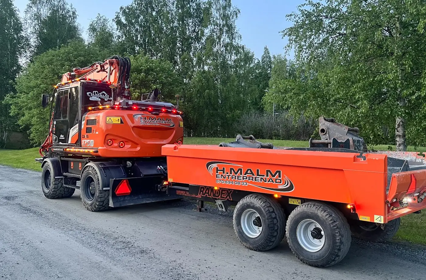 H.Malm Entreprenad – Hitachi ZX175W-7